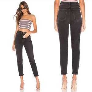 AGOLDE Nico High Rise Button Fly Slim Jean In Virtue Sz 26 Classic City Casual
